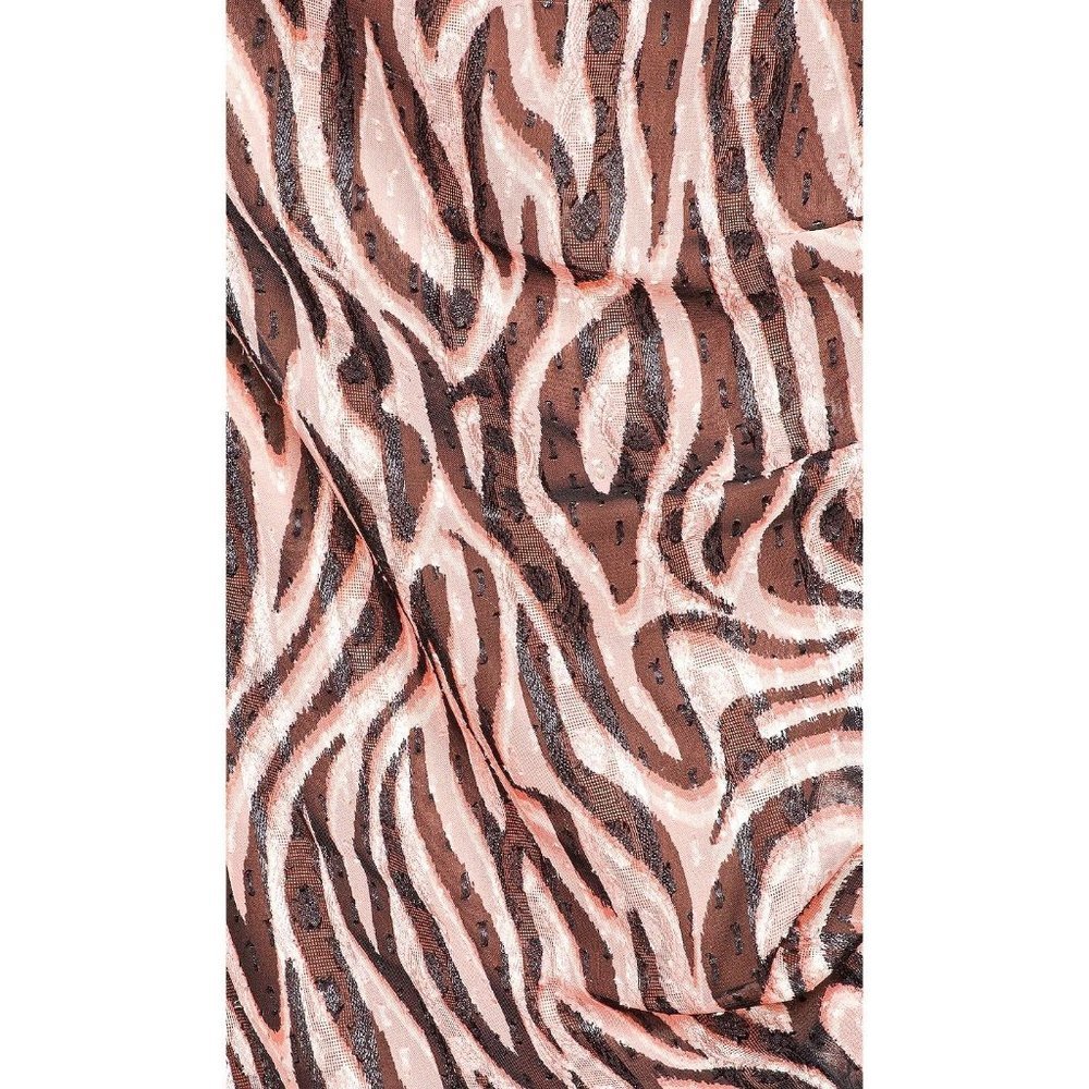DUNDAS x REVOLVE Norma Mini Dress in Natural Zebra Small - Picture 4 of 10